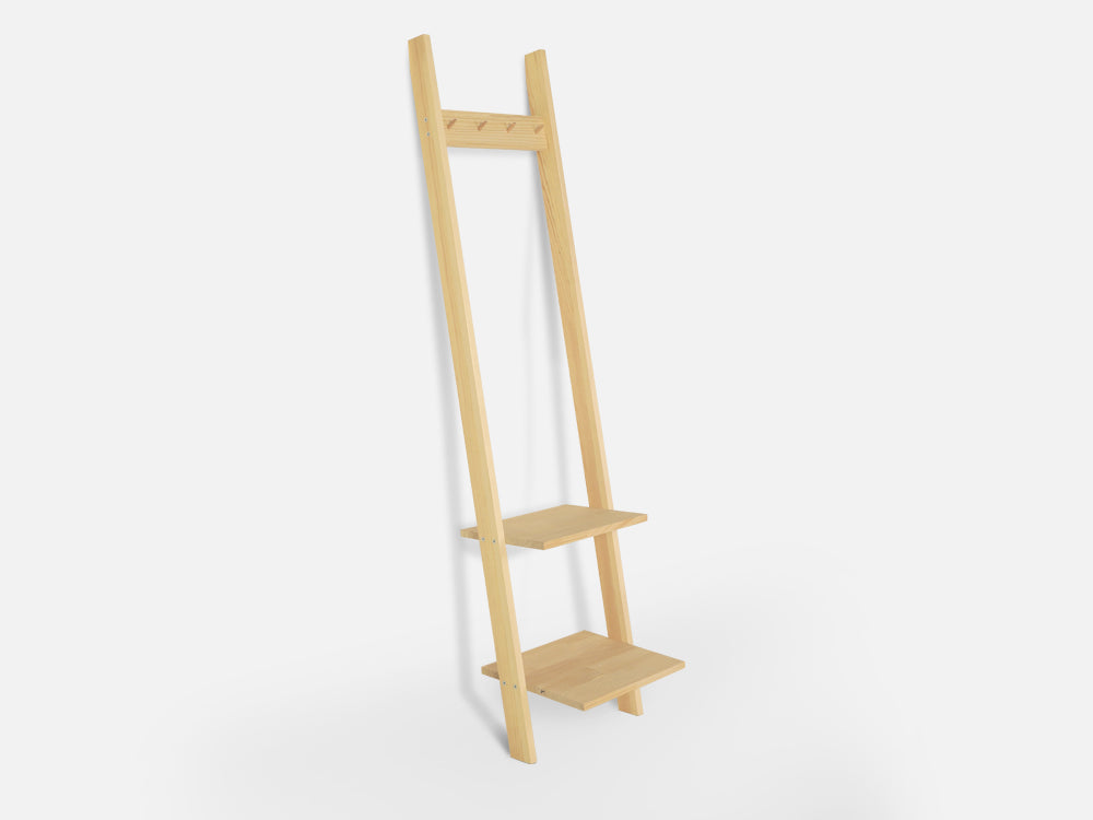 PYALA Wooden Coat Rack Hanger - Oak