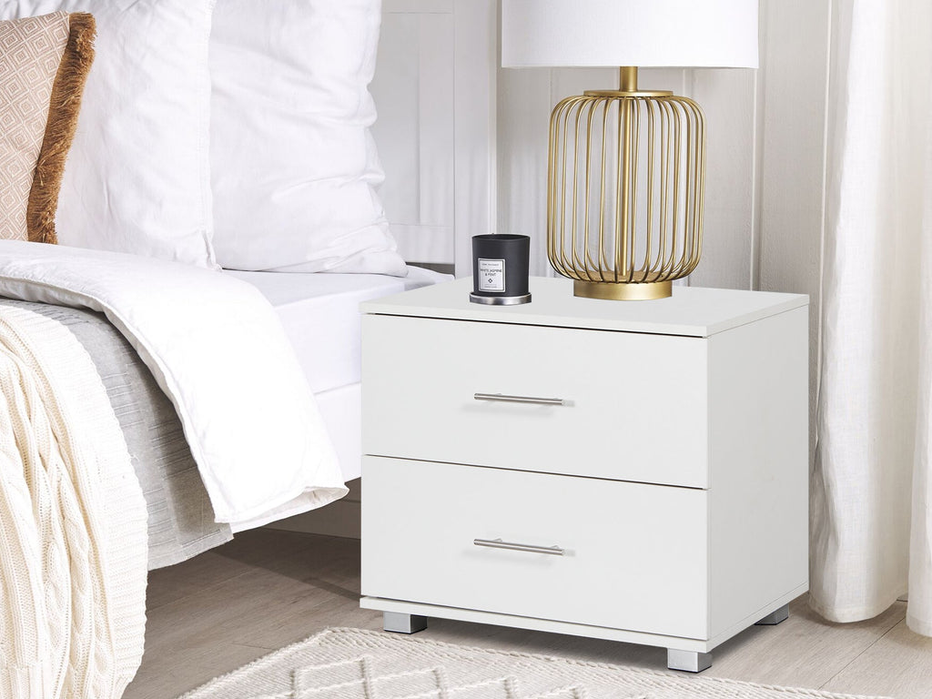 Bram Bedside Table - White