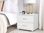 Bram Bedside Table - White