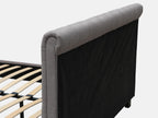 EGMONT Queen Bed Frame - LIGHT GREY