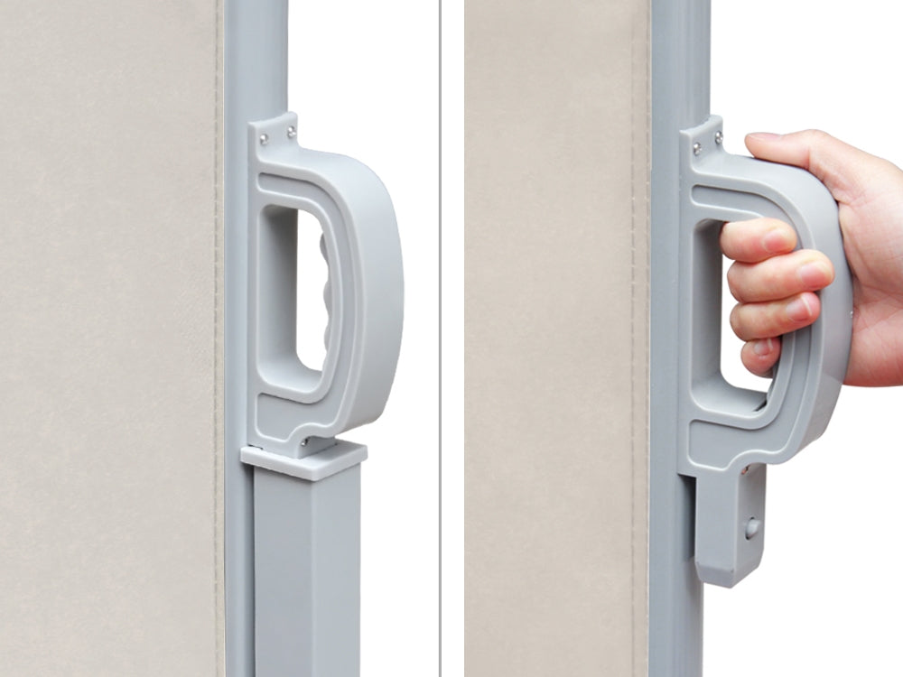 Toughout 1.8m x 3m Retractable Side Awning Screen Shade