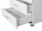 Bram 3 Door Wardrobe with 2 Drawers - White