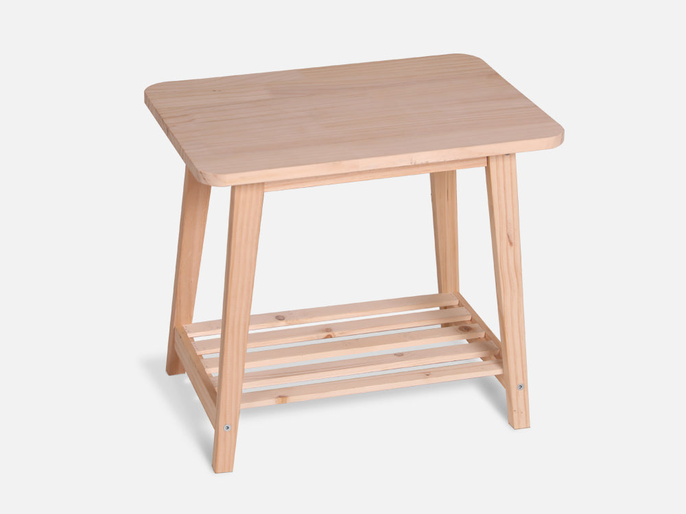 MYLES Wooden Side Table - Oak