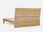XOAN King Wooden Bed Frame - Oak