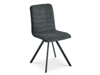 NOELLE 4PCS Upholstered Dining Chair - DARK GREY