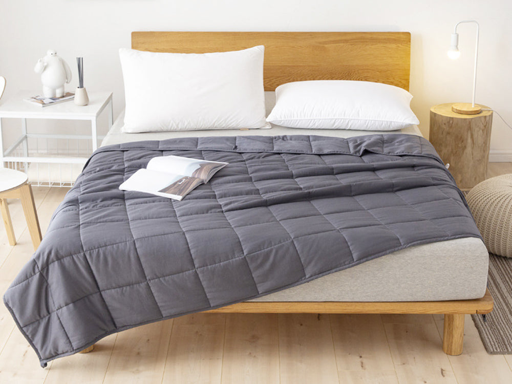 Weighted Blanket 152cm x 203cm 9kg - GREY