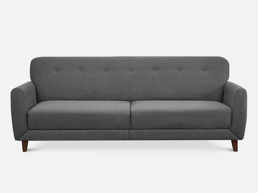MUNICH 3-Seater Sofa Bed DARK GREY