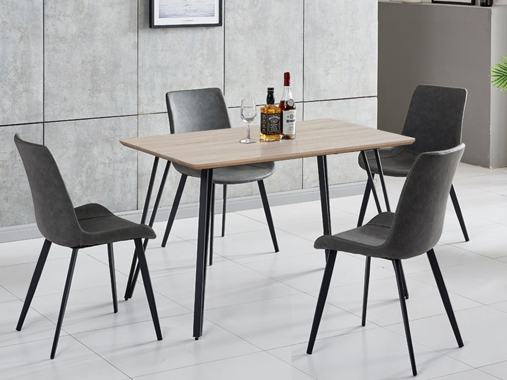 ALLIE Dining Table Rectangle 120x70cm - Oak