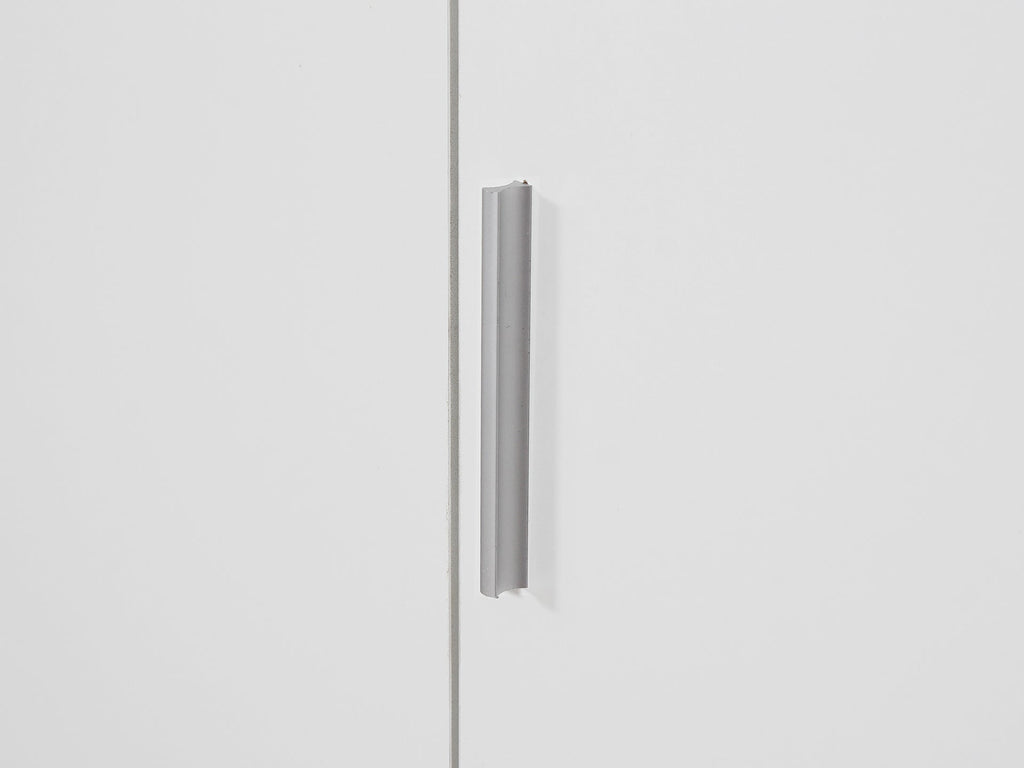 Bram 3 Door Wardrobe Cabinet - White