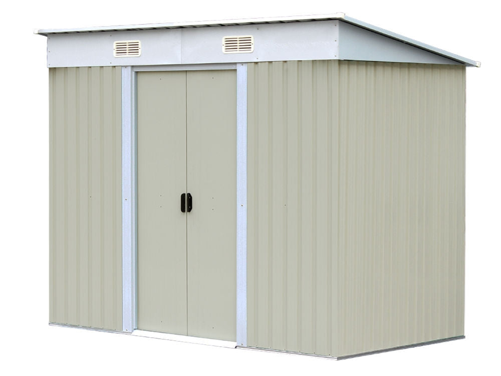 Garden Shed  2.37M x 1.31M x 1.81M BEIGE