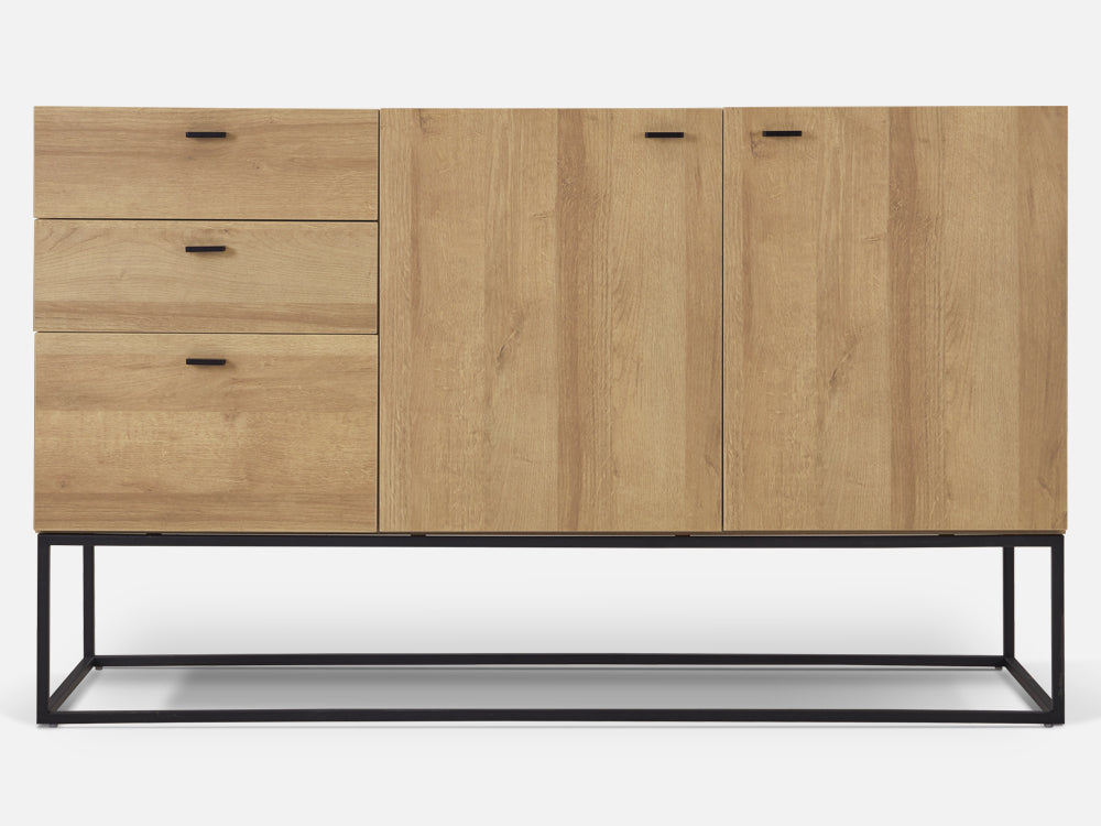 XOAN Sideboard Buffet Table - Oak
