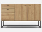 XOAN Sideboard Buffet Table - Oak
