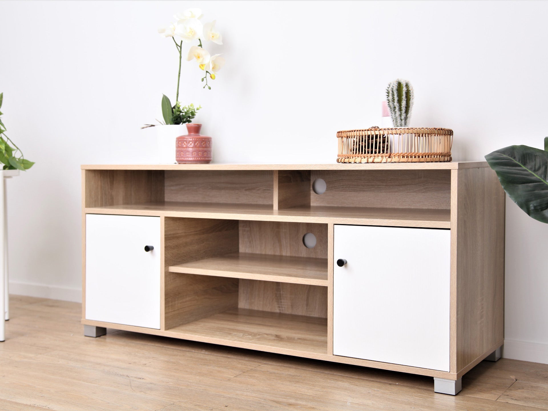 Brewer 1.2m Entertainment Unit - Oak