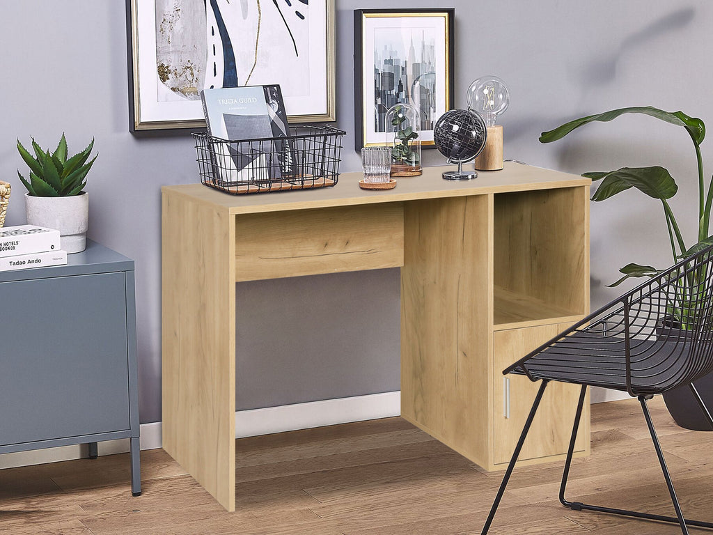 REECE 100CM Computer Desk - Oak