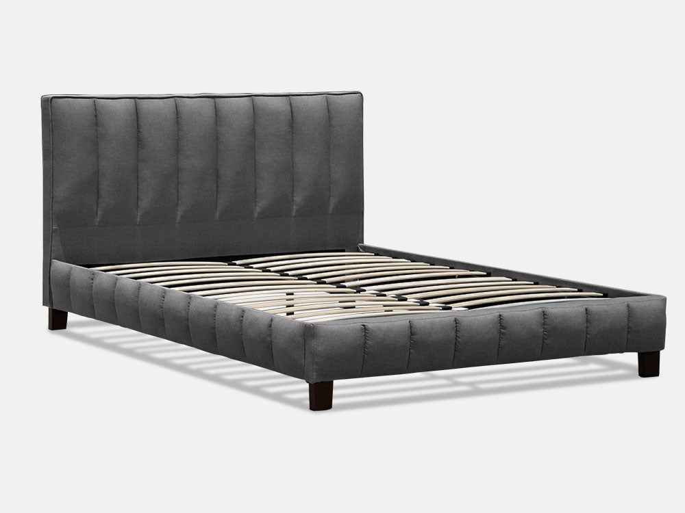 EIGER Queen Bed Frame - DARK GREY