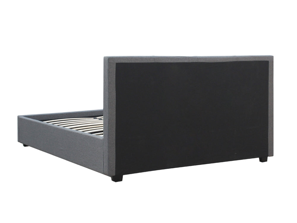 SHASTA King Bed Frame - DARK GREY