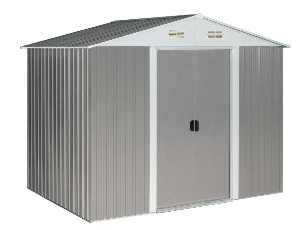 Garden Shed 1.83M x 2.57M x 2.09M GREY