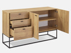 XOAN Sideboard Buffet Table - Oak