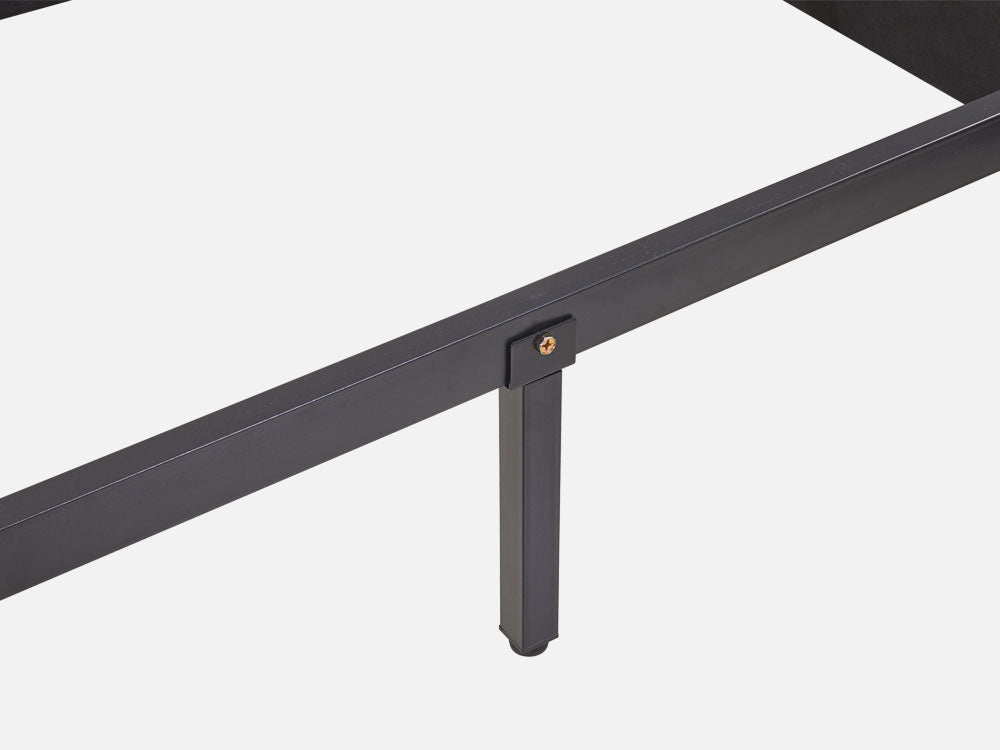 HLOLELA Queen Bed Frame with Storage - BEIGE