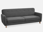 MUNICH 3-Seater Sofa Bed DARK GREY