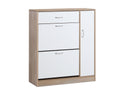 Kihona 3 Drawer Shoe Cabinet Storage Rack - Oak