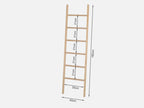 HULA Towel Ladder Rack - Oak