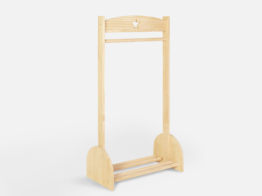 SEVAN Kids Clothing Rack - Oak