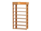 TAHUNA 8 Tiers Shoe Rack Organiser Storage Shelf - Oak