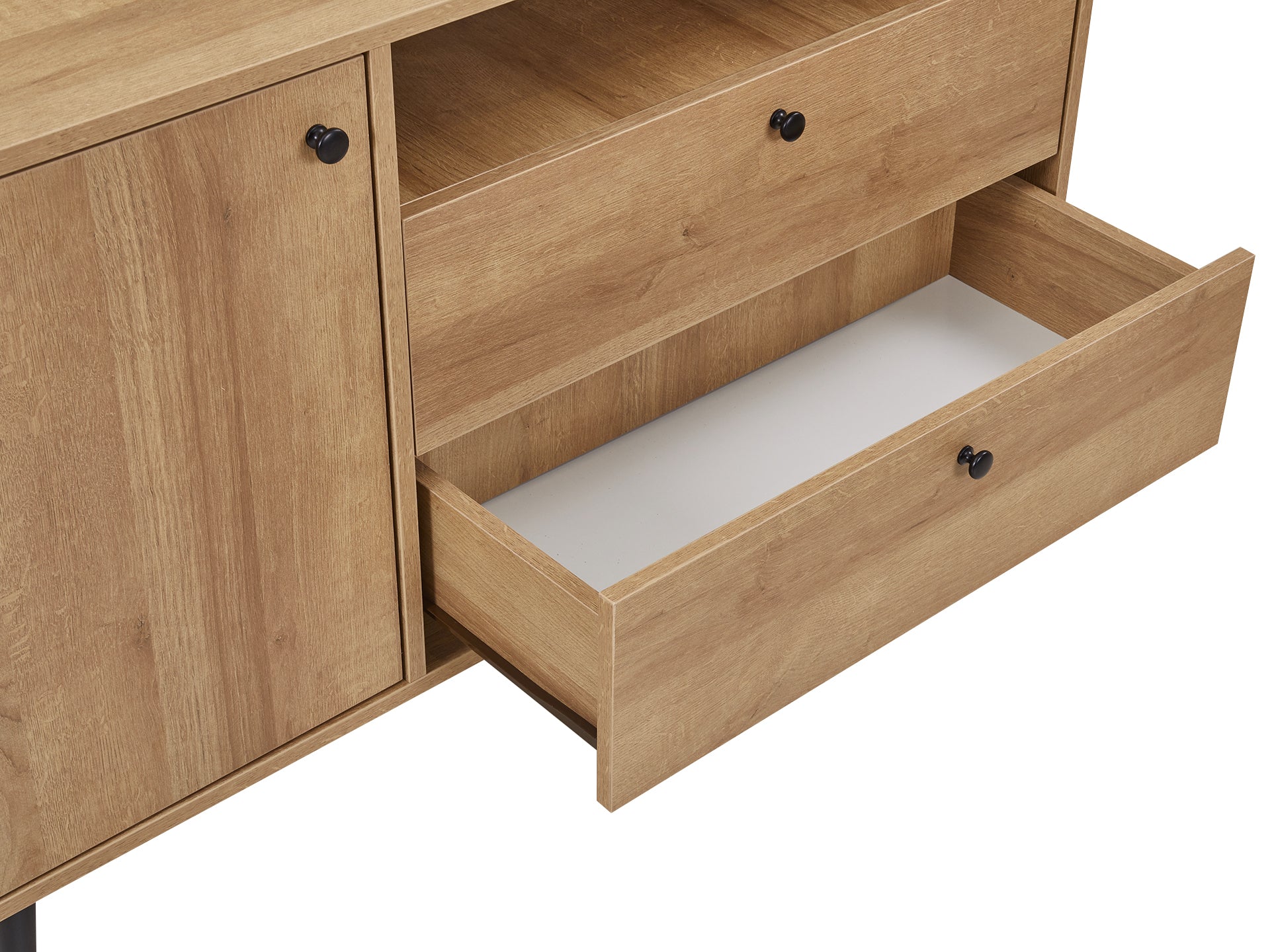 CARSON Sideboard Buffet Table - Oak