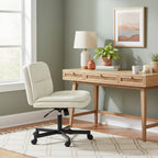 Israel Swivel Chair - Ivory