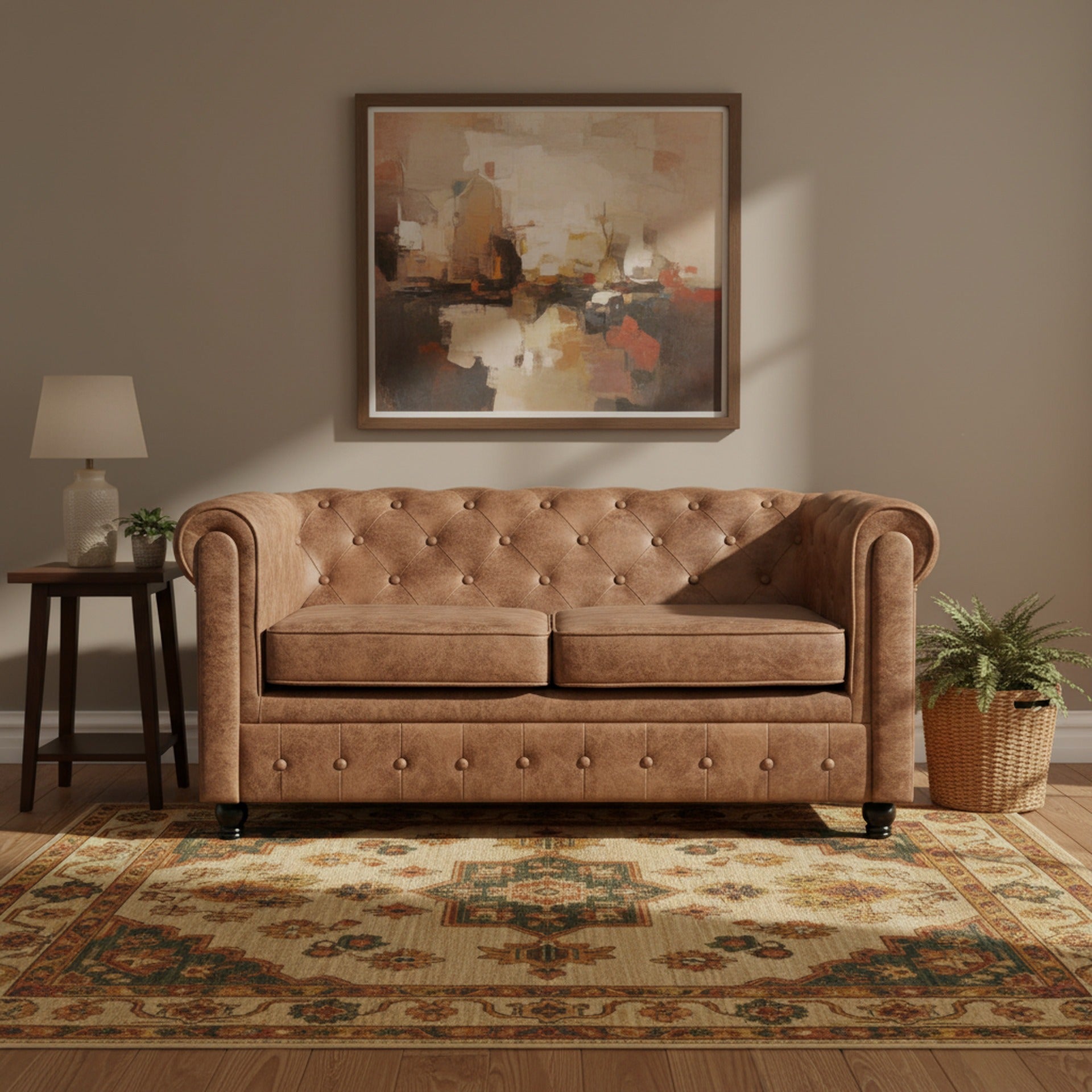 Aviana 2 Seater Sofa - Brown