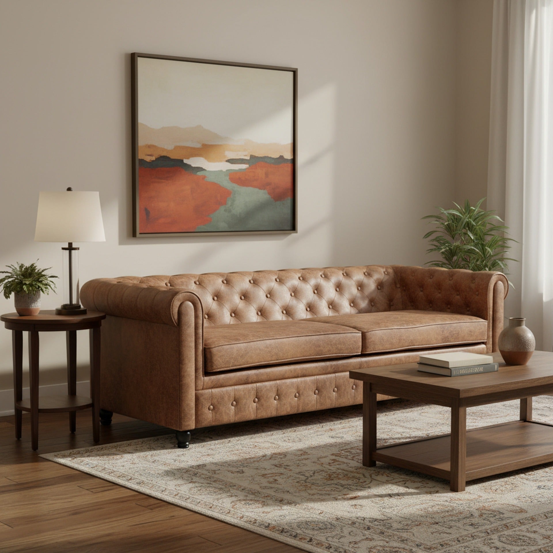 Aviana 3 Seater Sofa - Brown