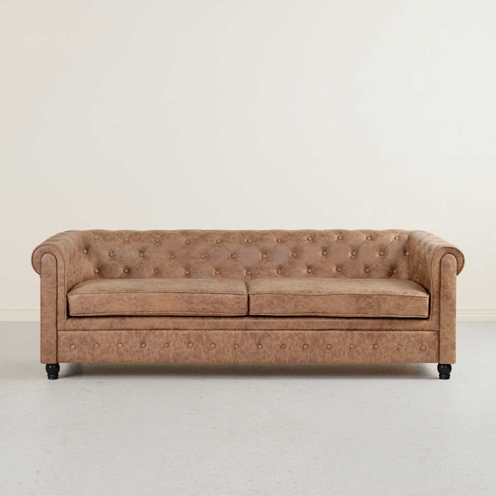 Aviana 3 Seater Sofa - Brown
