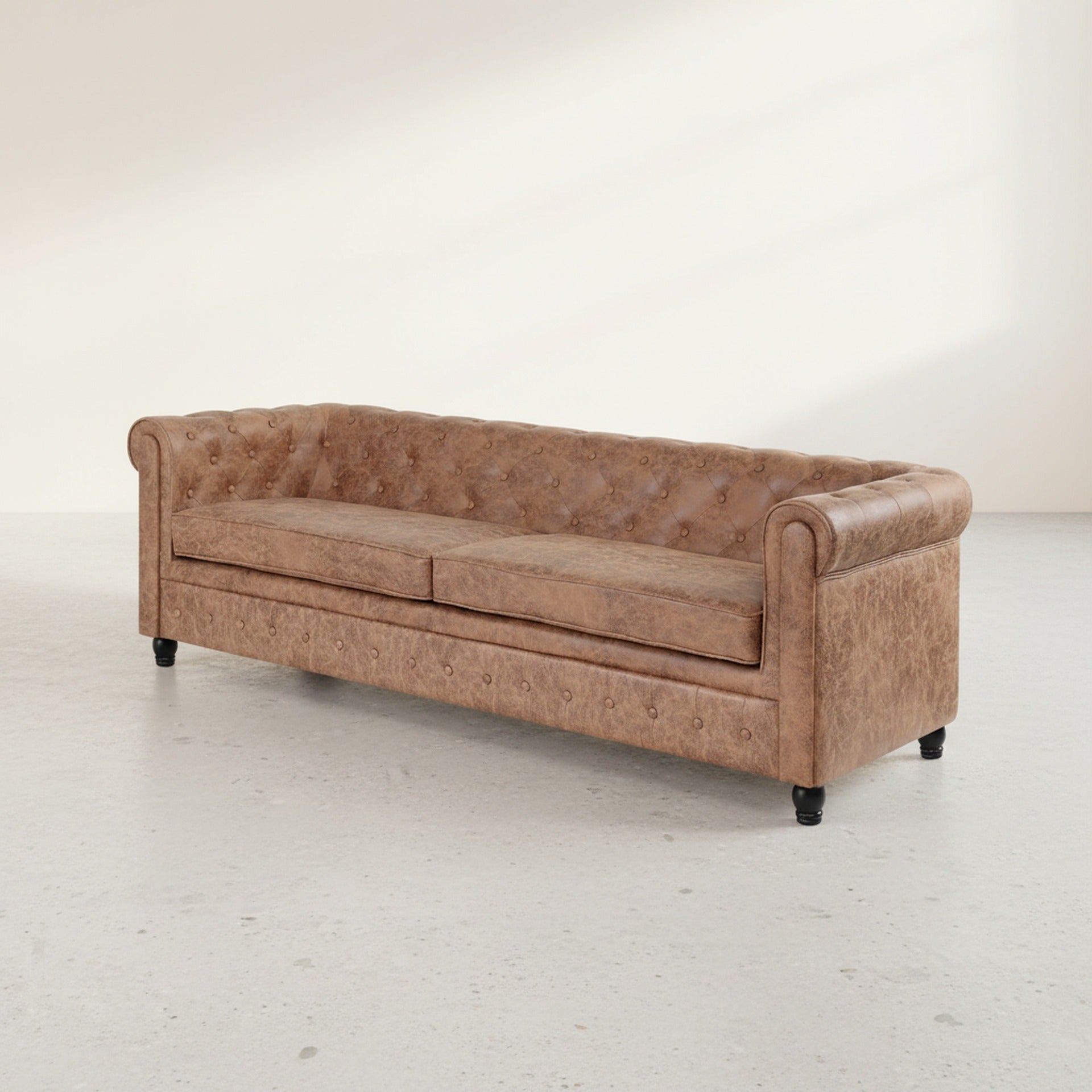 Aviana 3 Seater Sofa - Brown