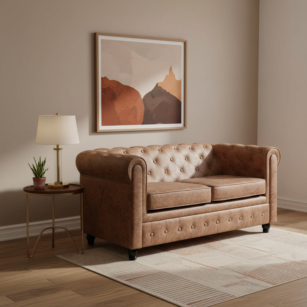 Aviana 2 Seater Sofa - Brown