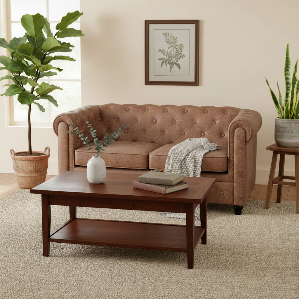 Aviana 2 Seater Sofa - Brown