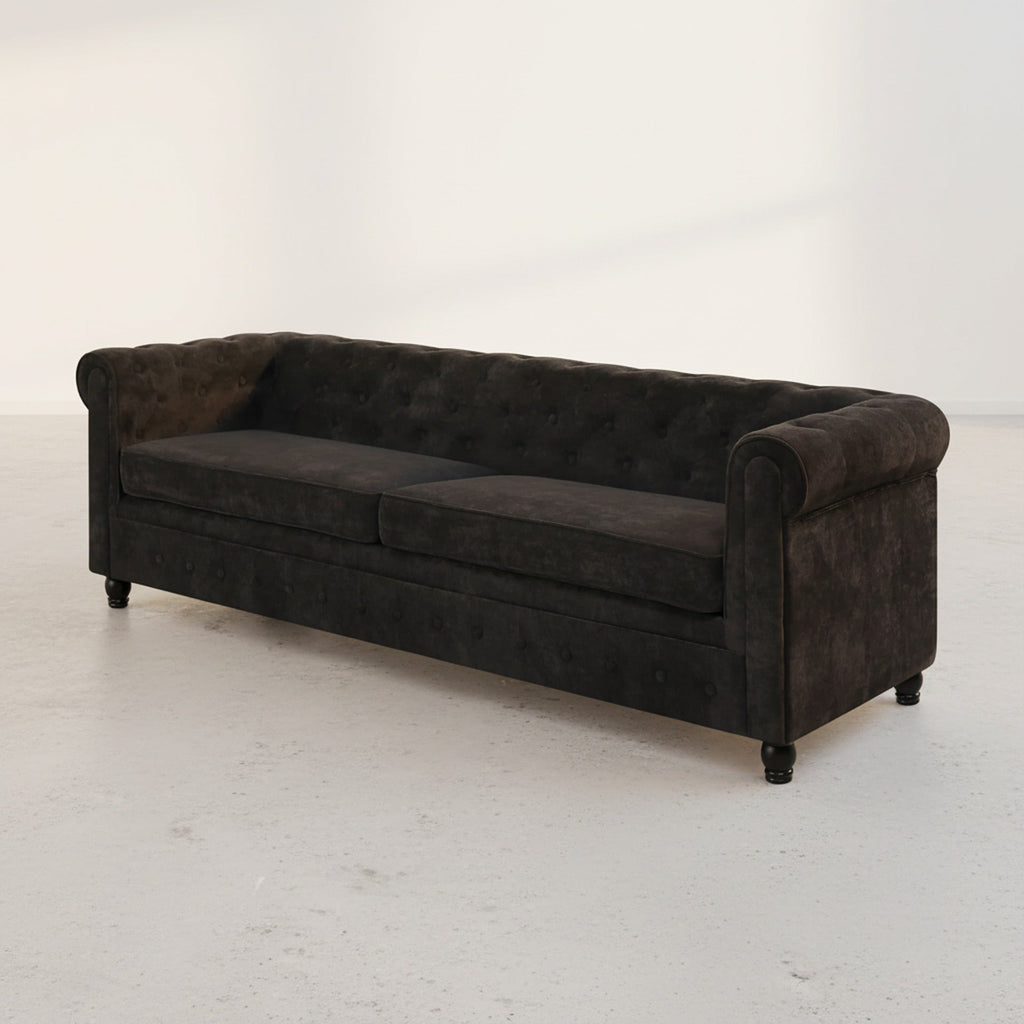 Aviana 3 Seater Sofa - Black