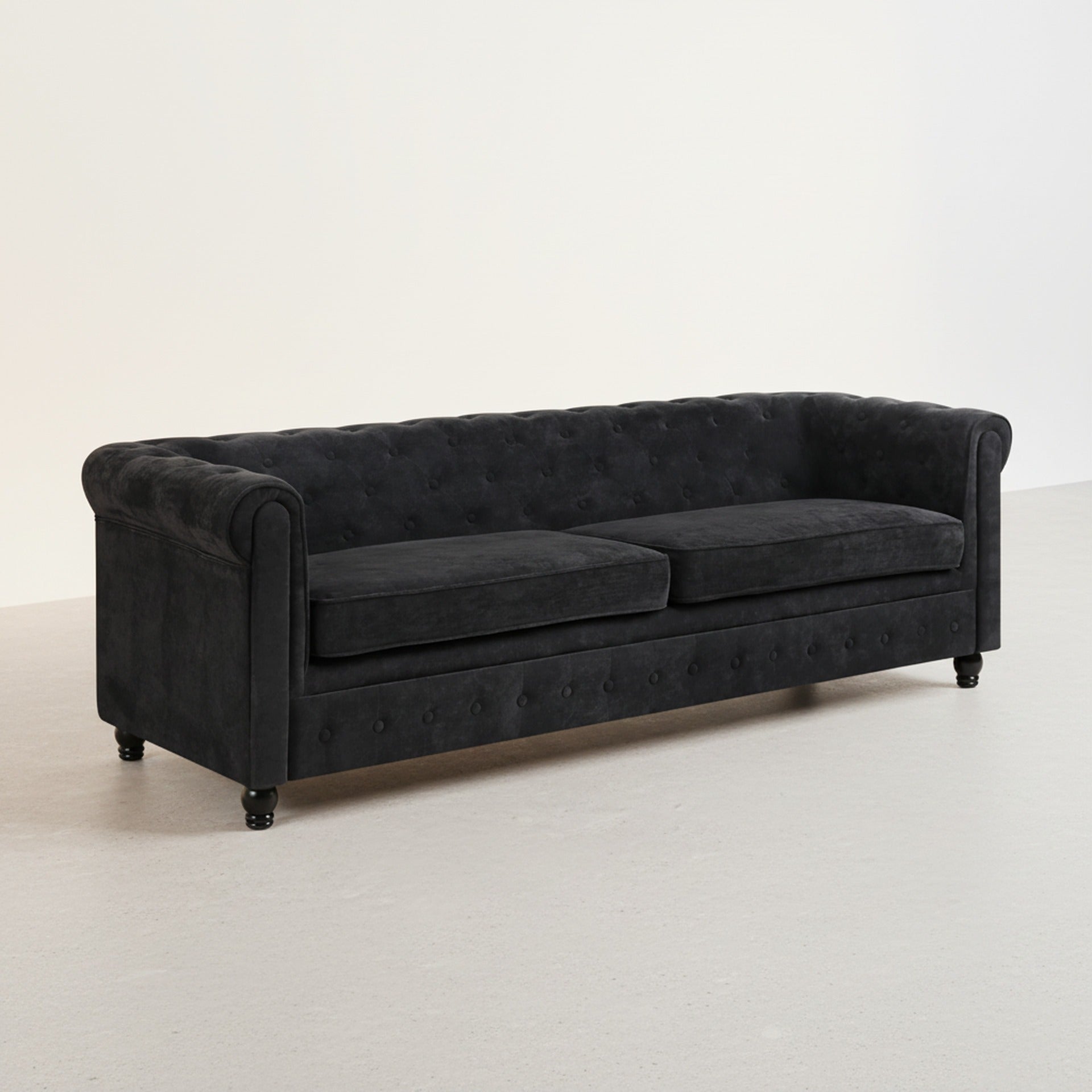 Aviana 3 Seater Sofa - Black