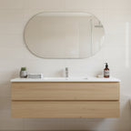 Zero Oval Frameless Wall Mirror