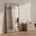 Grid Full Length Mirror - Black