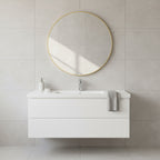 Aura Round Metal Framed Wall Mirror 80cm - Gold