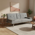 Arleth 3 Seater Sofa Bed - Light Grey