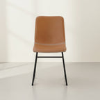 Grayson PU Leather Dining Chair - Set of 2 - Caramel Tan