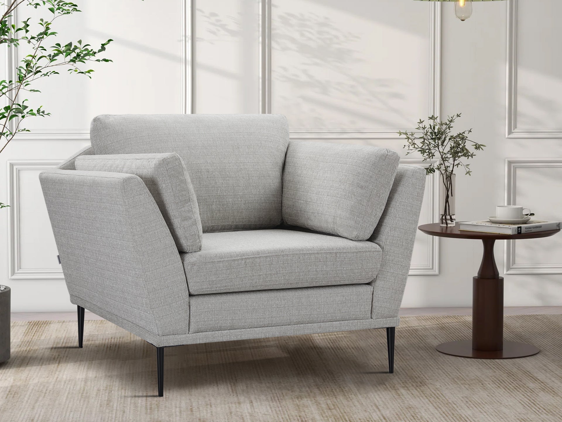 Berlin Occasional Chair - Light Grey