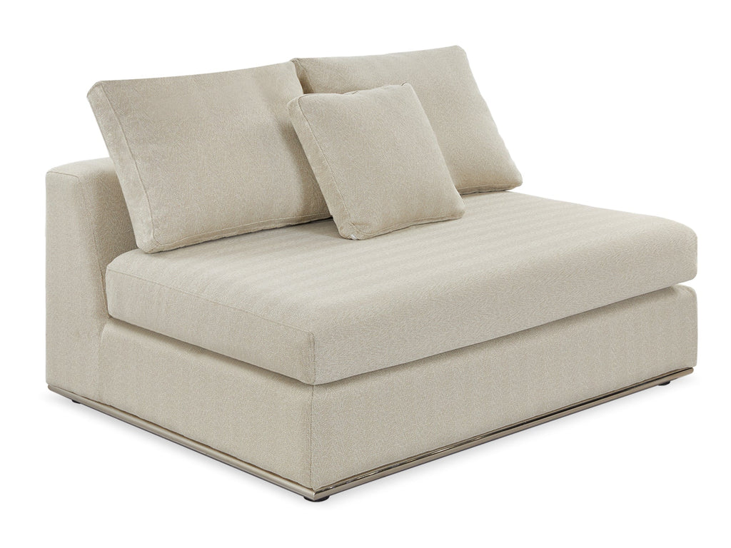 Castine Modular Sectional Sofa - Armless Seat - Beige