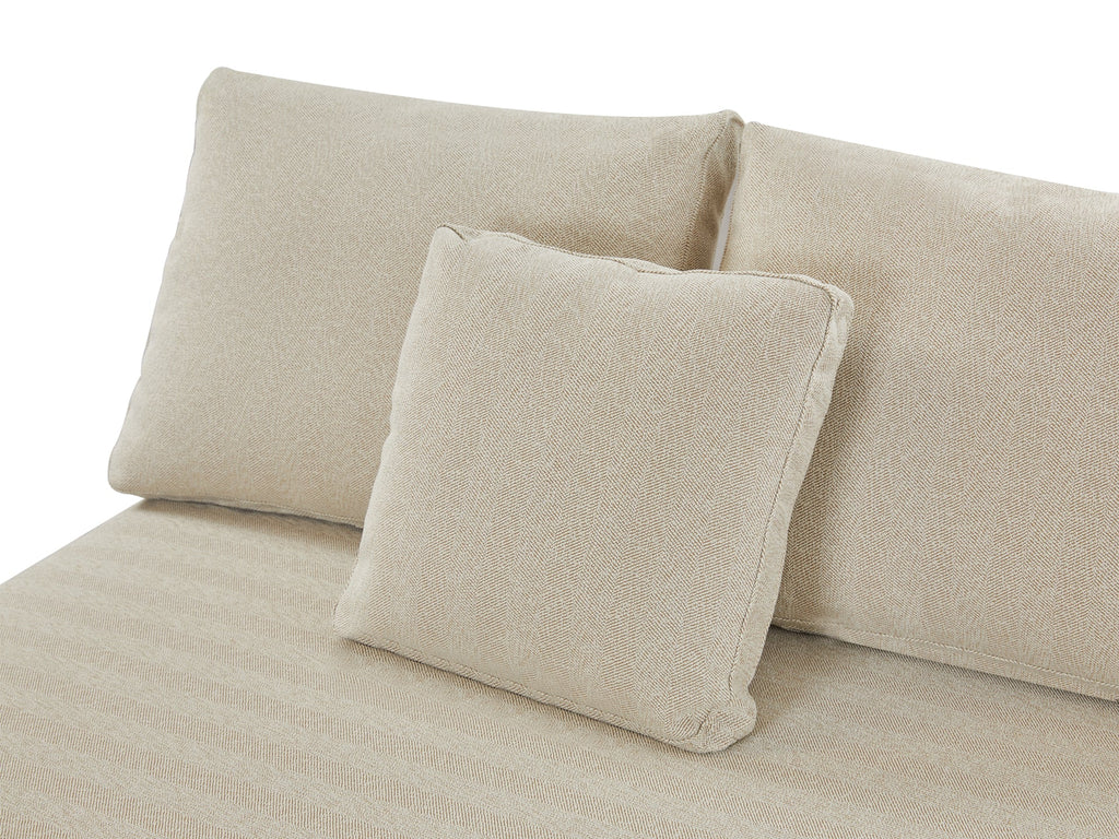 Castine Modular Sectional Sofa - Armless Seat - Beige