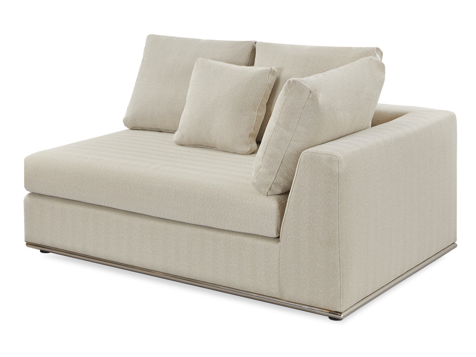 Castine Modular Sectional Sofa - Right Facing Arm - Beige