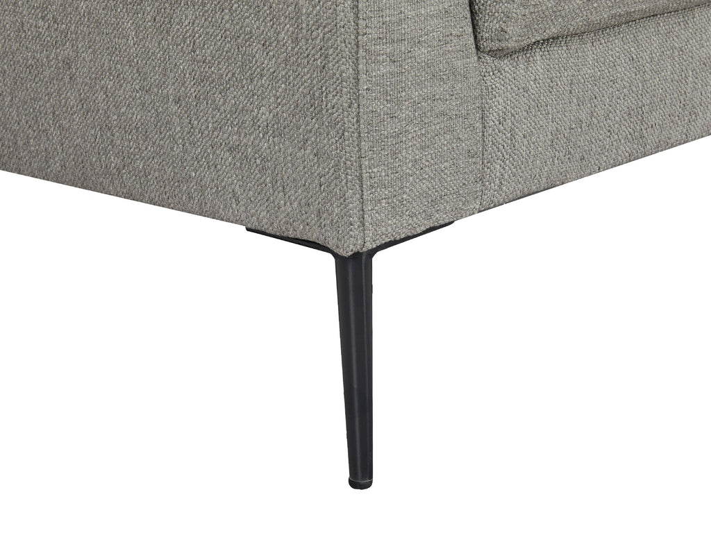 Toronto 3 Seater Sofa with Right Facing Chaise - Light Grey