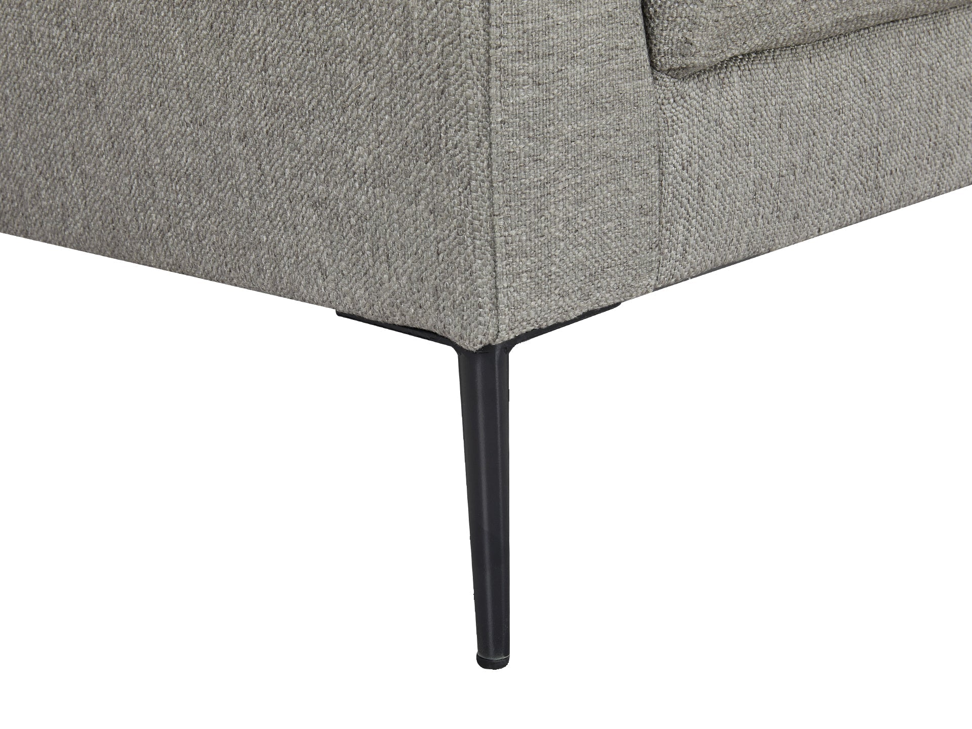 Toronto 3 Seater Sofa with Right Facing Chaise - Light Grey