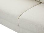 Toronto 3 Seater Sofa with Left Facing Chaise - Beige